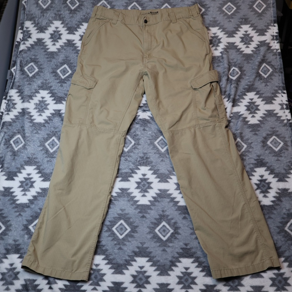 Carhartt Force Relaxed Fit Ripstop Cargo Work Pant Khaki 40x36 BN4200-M
